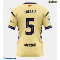 Camisa de Futebol Barcelona Pau Cubarsi #5 Equipamento Secundário 2025-26 Manga Curta